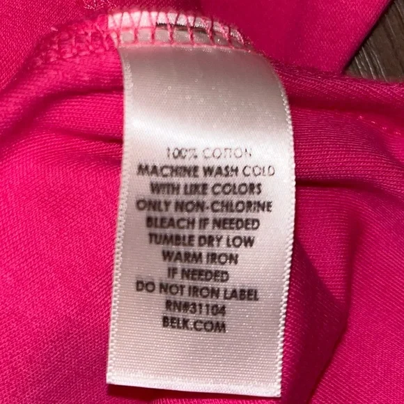 Kim Rogers Bright Pink 3/4 sleeve - Picture 3 of 4